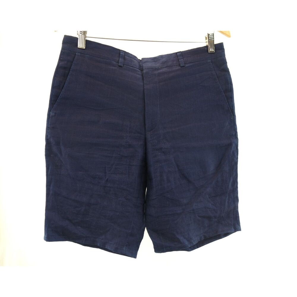 NWOT Gitman Vintage Linen Shorts | Sz 32, Navy, Made in USA